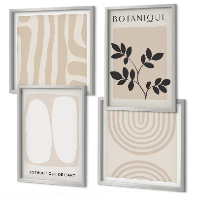 Meerluik in lijst Boho delicate plantenposters