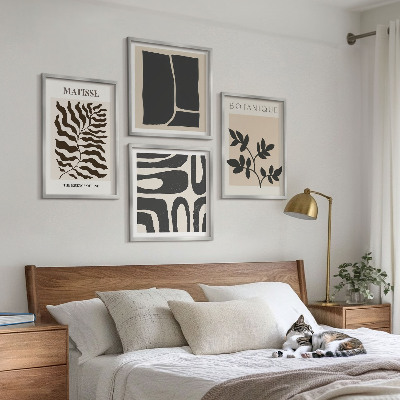 Meerluik in lijst Minimalistische plantenposters
