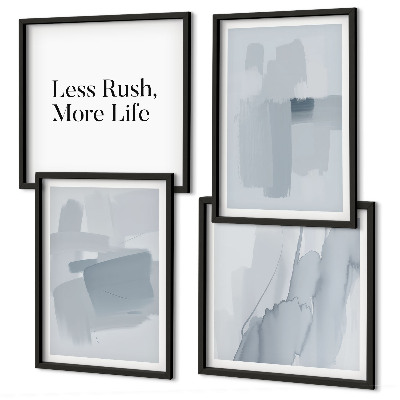 Set van posters met lijst Abstracte aquarelcomposities