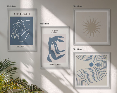 Meerluik in lijst De stijlvolle abstracte patronen van Matisse