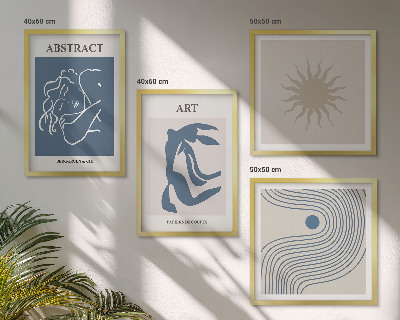 Meerluik in lijst De stijlvolle abstracte patronen van Matisse
