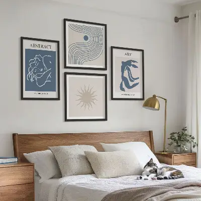 De stijlvolle abstracte patronen van Matisse meerluik in lijst