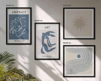 Meerluik in lijst De stijlvolle abstracte patronen van Matisse