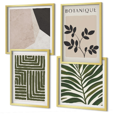 Meerluik in lijst Botanische boho-composities