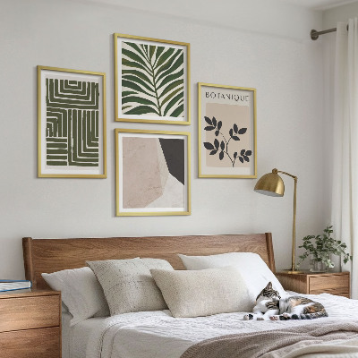 Meerluik in lijst Botanische boho-composities