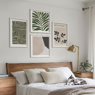 Meerluik in lijst Botanische boho-composities