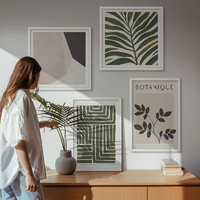 Meerluik in lijst Botanische boho-composities