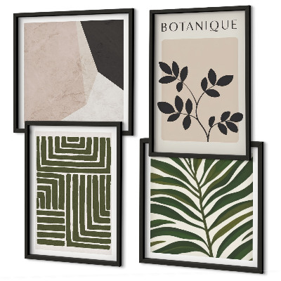 Meerluik in lijst Botanische boho-composities