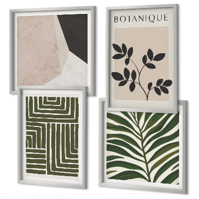 Meerluik in lijst Botanische boho-composities