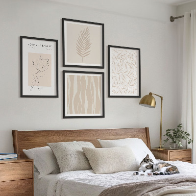 Set van posters met lijst Minimalistische plantmotieven