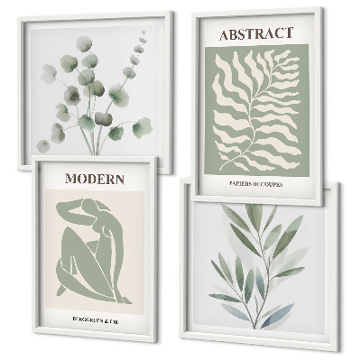 Set van posters met lijst Matisse ontwerpt boho planten