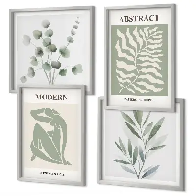 Set posters met lijsten matisse boho planten designs