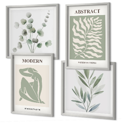 Set van posters met lijst Matisse ontwerpt boho planten