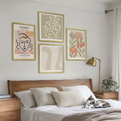 Meerluik in lijst Moderne abstracte vrouw