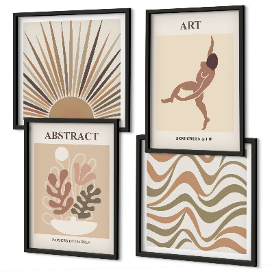 Meerluik in lijst Matisse boho abstracte patronen