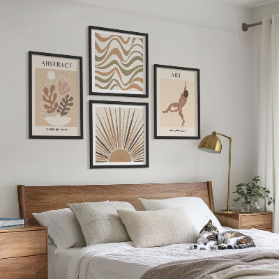 Meerluik in lijst Matisse boho abstracte patronen