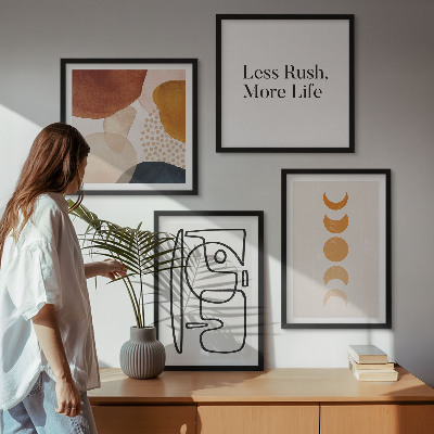 Meerluik in lijst Abstracte vormen en kleuren