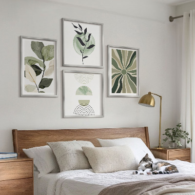 Meerluik in lijst Geometrische vormen van planten
