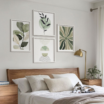 Meerluik in lijst Geometrische vormen van planten