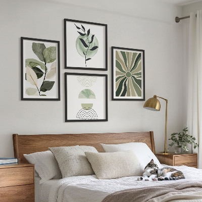 Meerluik in lijst Geometrische vormen van planten