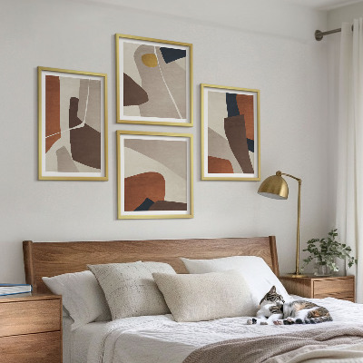 Meerluik in lijst Abstracte moderne vormen
