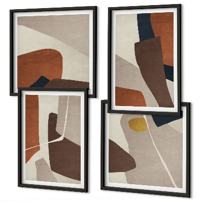 Meerluik in lijst Abstracte moderne vormen