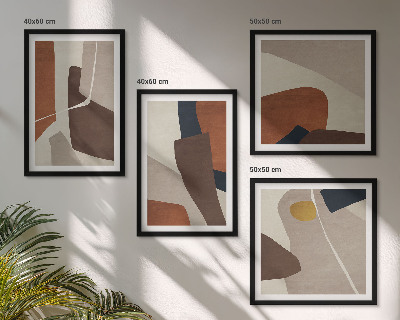 Meerluik in lijst Abstracte moderne vormen