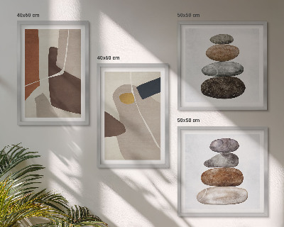 Set van posters met lijst Abstracte boho-vormen