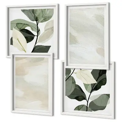 Set van posters met lijst Heldere abstracte boho-schilderijen