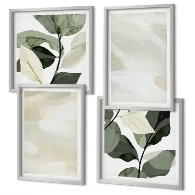 Set van posters met lijst Heldere abstracte boho-schilderijen