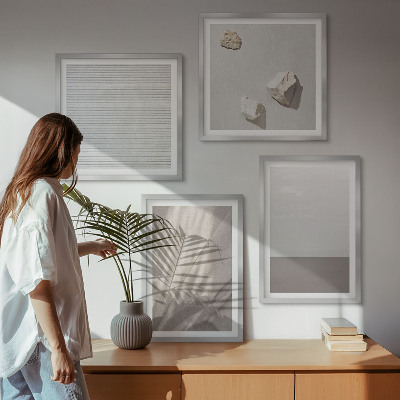 Meerluik in lijst Verfijnde boho-texturen uit de natuur