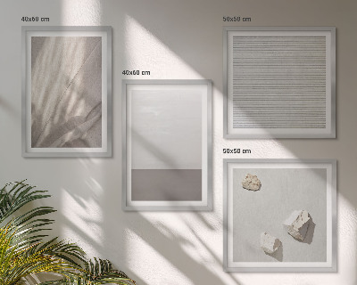 Meerluik in lijst Verfijnde boho-texturen uit de natuur
