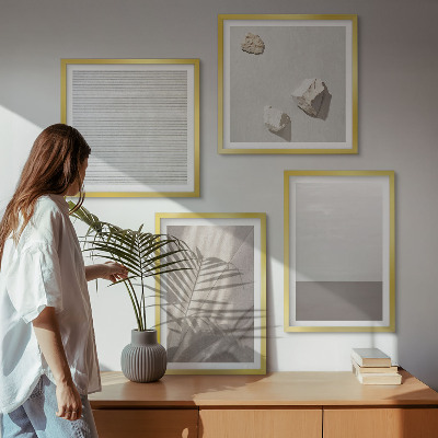 Meerluik in lijst Verfijnde boho-texturen uit de natuur