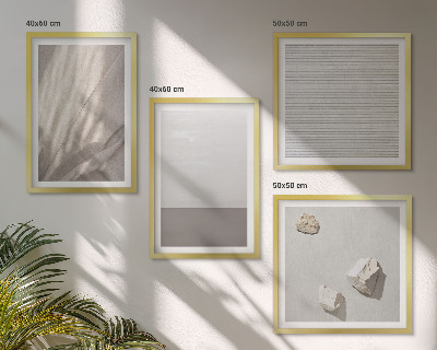 Meerluik in lijst Verfijnde boho-texturen uit de natuur