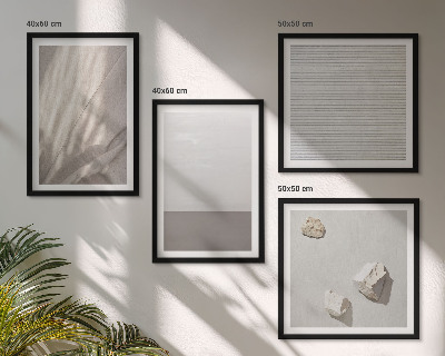 Meerluik in lijst Verfijnde boho-texturen uit de natuur