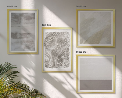 Set van posters met lijst Industriële ontwerpstructuren