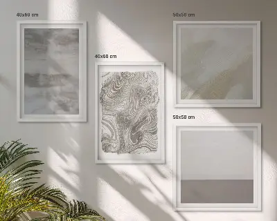 Industriële ontwerpstructuren set van posters met lijst