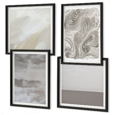 Set van posters met lijst Industriële ontwerpstructuren