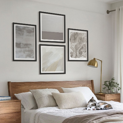 Set van posters met lijst Industriële ontwerpstructuren