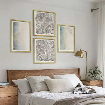 Set aquarelkartons met lijst set posters van fijn aquarelkarton