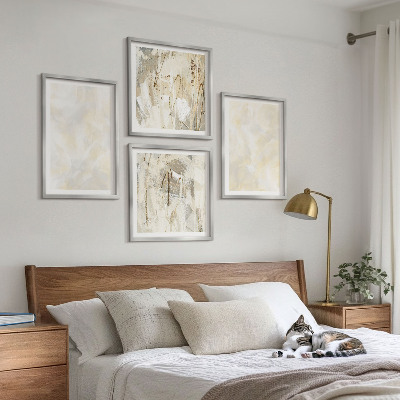Set van posters met lijst Heldere textuurverfdesign
