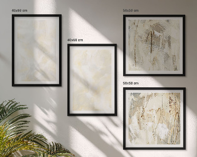 Set van posters met lijst Heldere textuurverfdesign