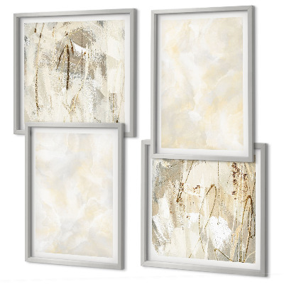 Set van posters met lijst Heldere textuurverfdesign