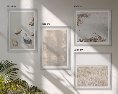Set van posters met lijst Boho natuurlijke texturen