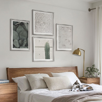 Set van posters met lijst Zomerse texturen uit de tropen