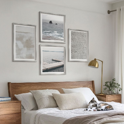 Meerluik in lijst Abstract design, moderne texturen
