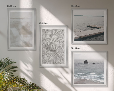 Meerluik in lijst Abstract design, moderne texturen