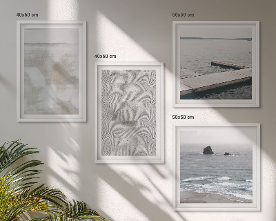 Meerluik in lijst Abstract design, moderne texturen