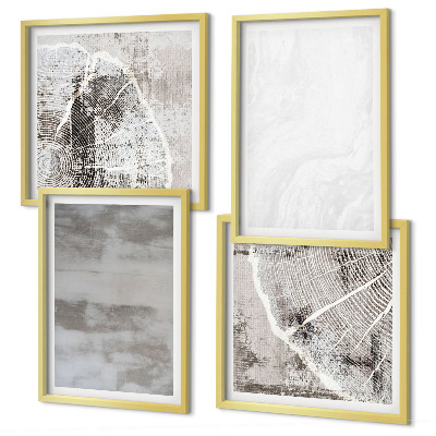 Set van posters met lijst Abstracte moderne vormen