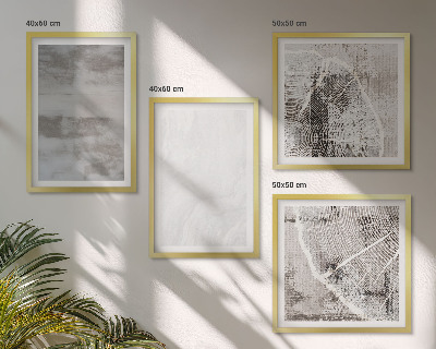Set van posters met lijst Abstracte moderne vormen